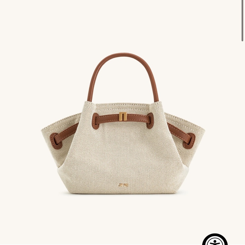 JW PEI Hana Mini Tote Bag - Brown Canvas